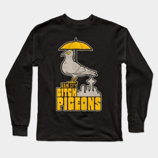 Rain City Pigeons Seattle Hockey Fan Long Sleeve T-Shirt